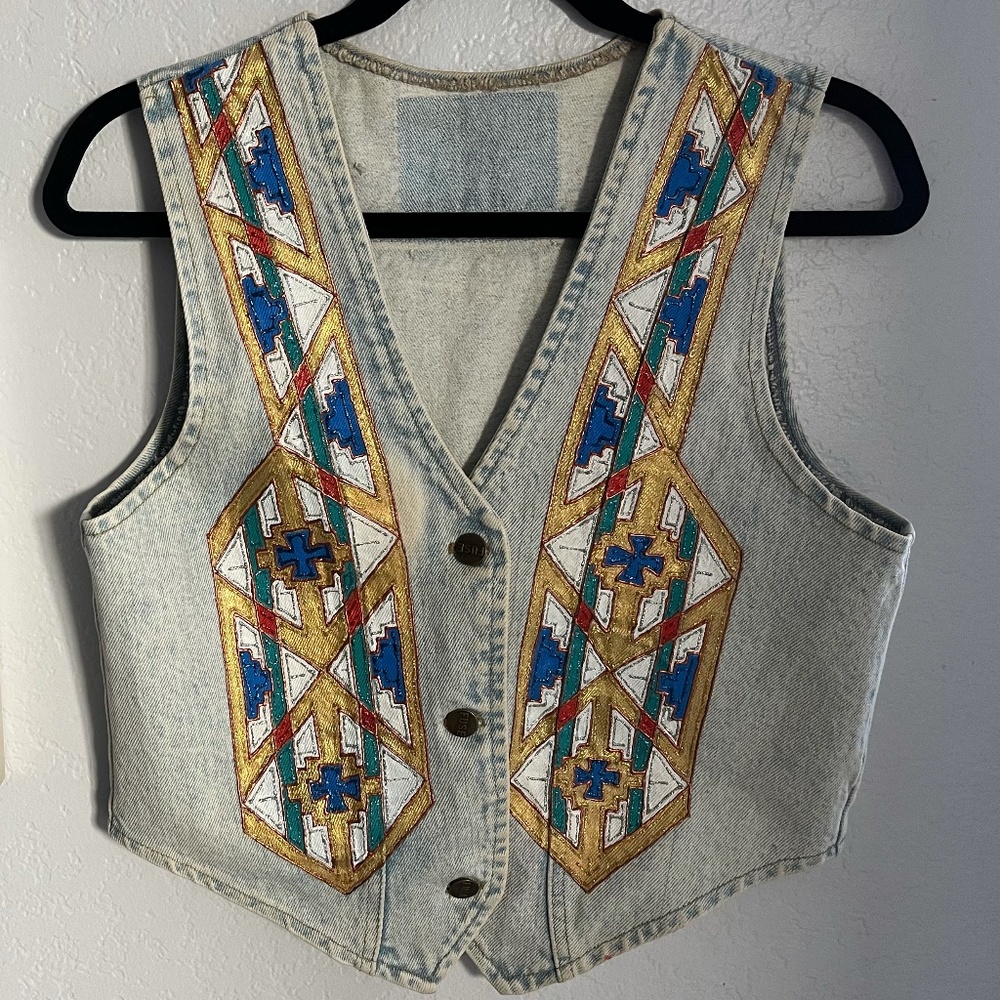 Vintage Fuse Paris Denim Vest